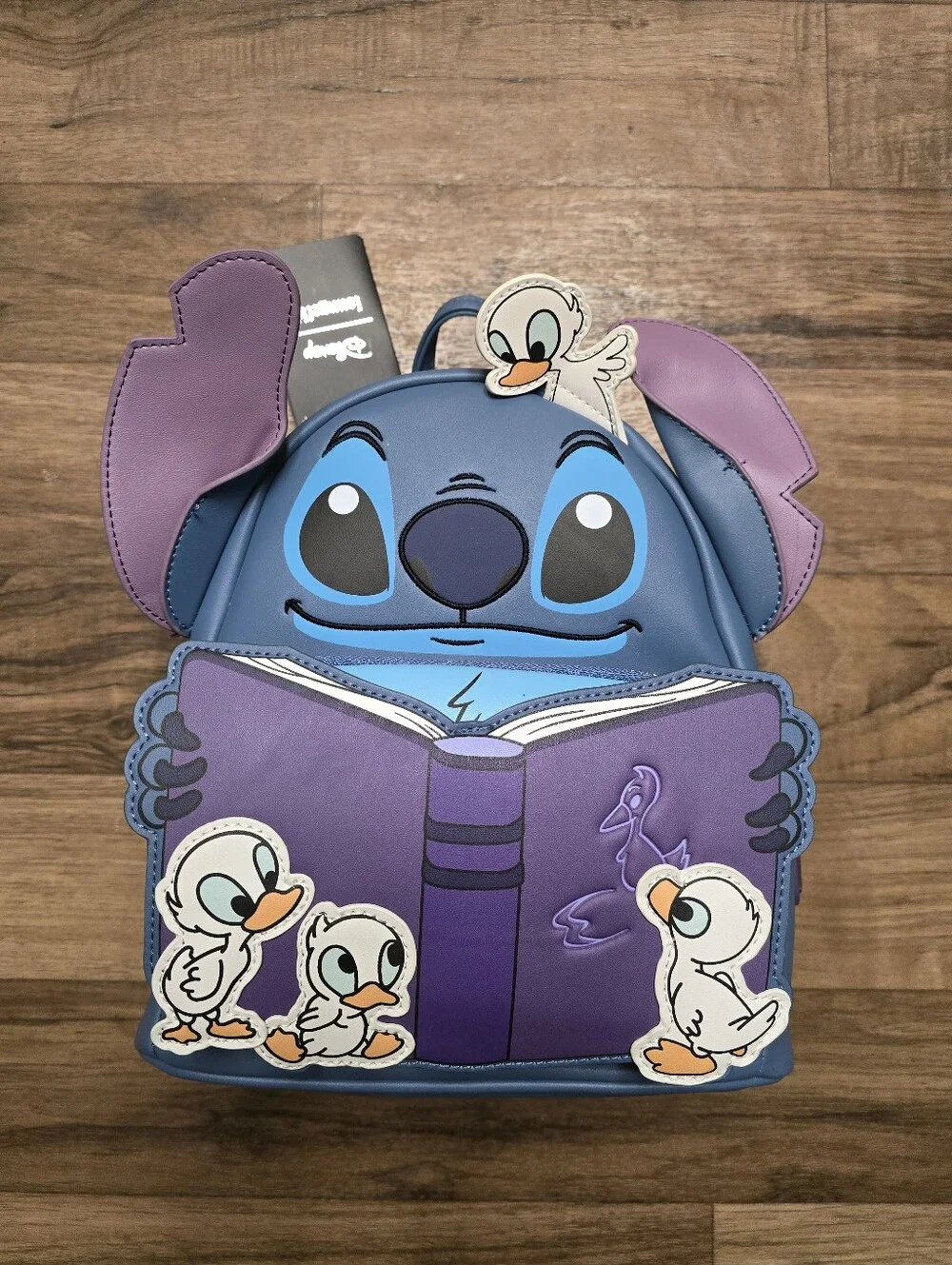 Nwt! Loungefly Disney Lilo And Stitch Story Time Duckies Mini Backpack